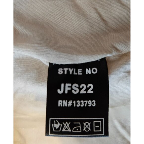 2/$35-POL Cream Fringe Flapper Festival Coastal Cowgirl Lined Mini Skirt Women S - Picture 8 of 8